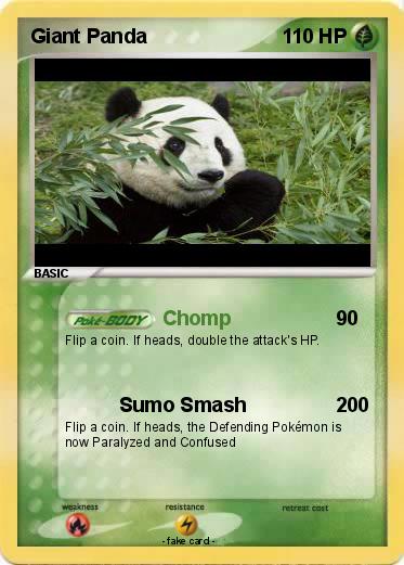 Pokemon Giant Panda