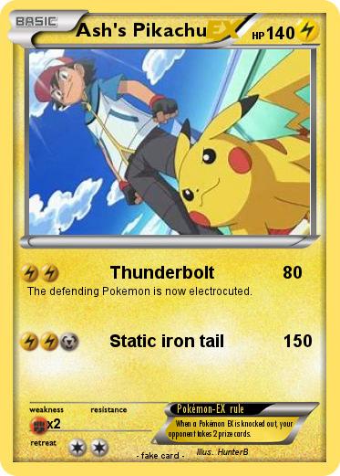 Pokemon Ash's Pikachu