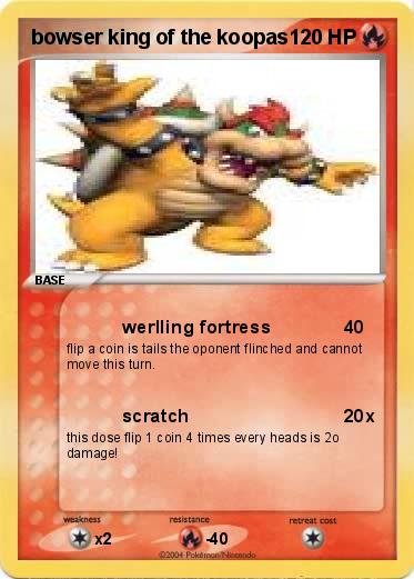 Pokemon bowser king of the koopas
