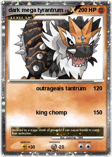 Pokemon dark mega tyrantrum