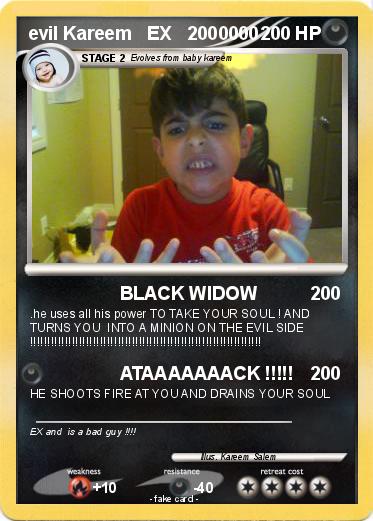 Pokemon evil Kareem   EX   2000000
