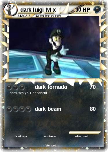 Pokemon dark luigi lvl x