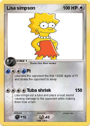 Pokemon Lisa simpson