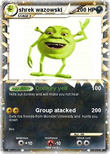 Pokemon shrek wazowski