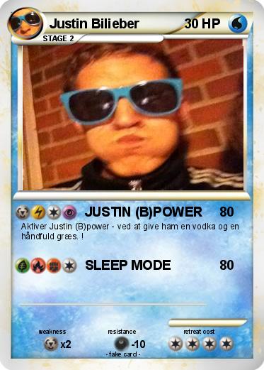 Pokemon Justin Bilieber