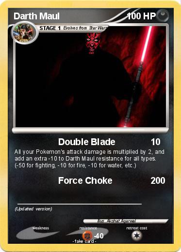 Pokemon Darth Maul