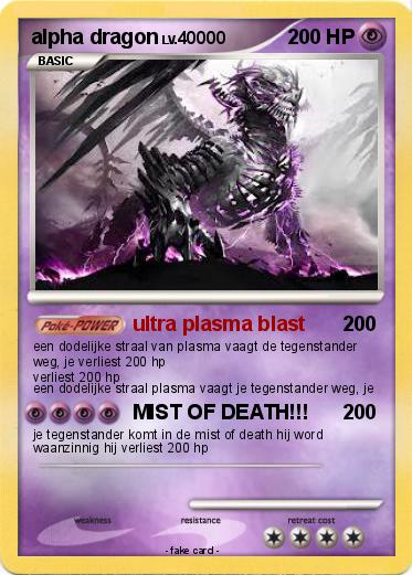 Pokemon alpha dragon