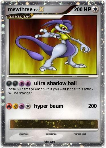 Pokemon mewthree