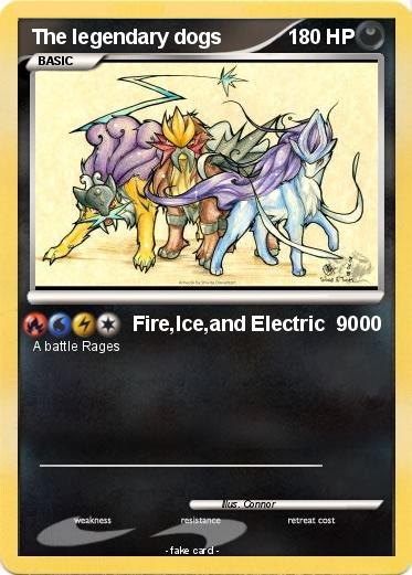 Pokemon The legendary dogs