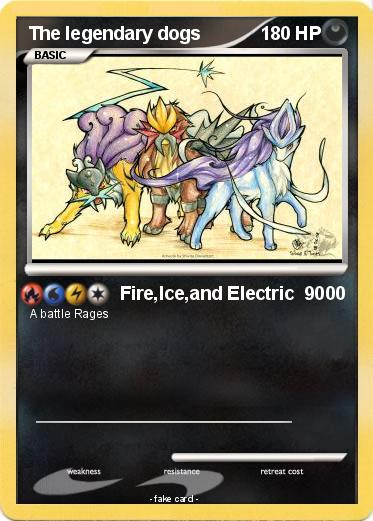 Pokemon The legendary dogs