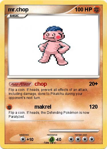 Pokemon mr.chop