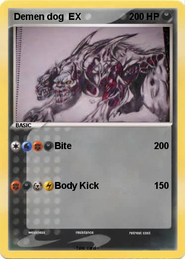 Pokemon Demen dog  EX