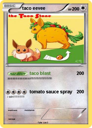 Pokemon taco eevee