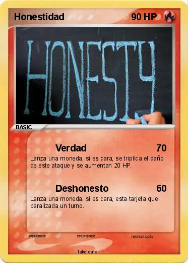 Pokemon Honestidad