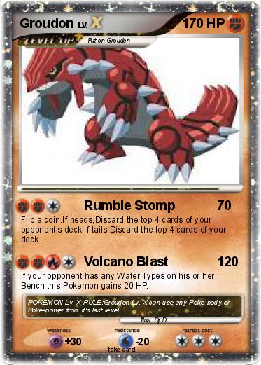 Pokemon Groudon