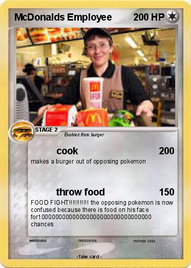 Pokemon McDonalds Employee