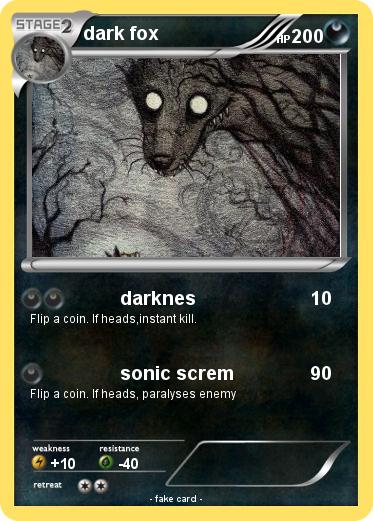Pokemon dark fox