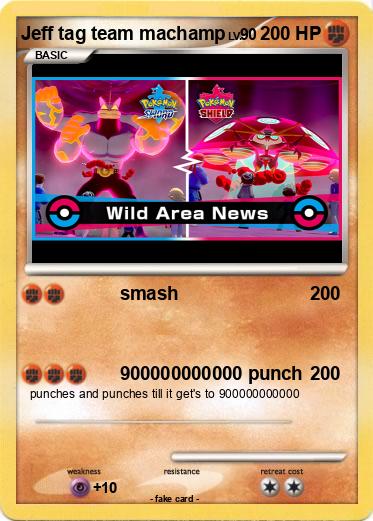 Pokemon Jeff tag team machamp