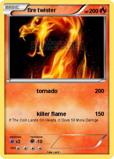 Pokemon fire twister