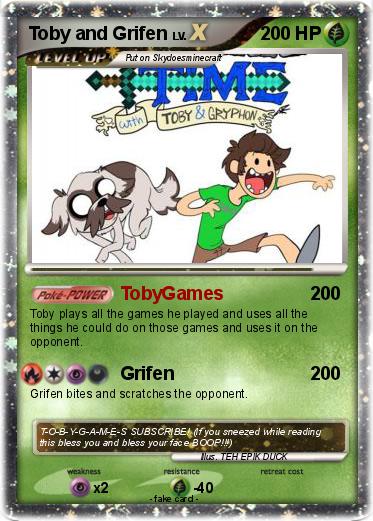 Pokemon Toby and Grifen