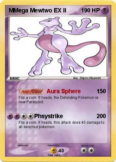 Pokemon MMega Mewtwo EX II