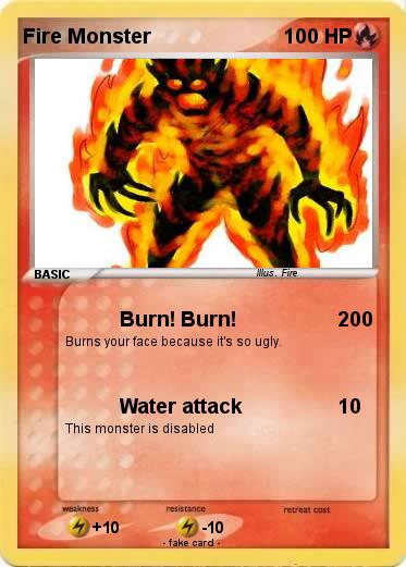 Pokemon Fire Monster
