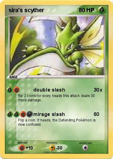 Pokemon sira's scyther