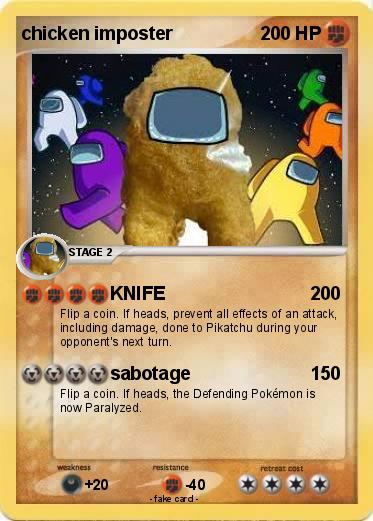 Pokemon chicken imposter