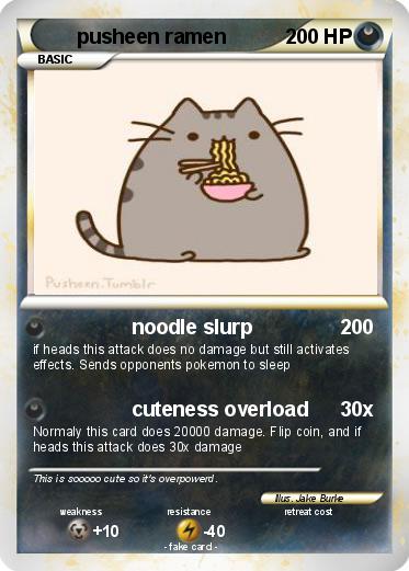 Pokemon pusheen ramen