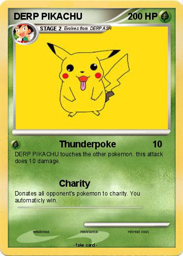 Pokemon DERP PIKACHU
