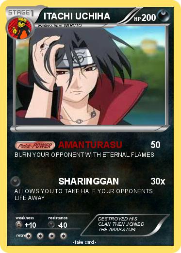Pokemon ITACHI UCHIHA