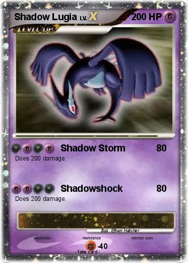 Pokemon Shadow Lugia
