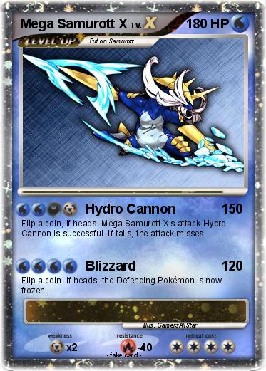Pokemon Mega Samurott X
