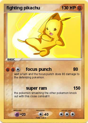 Pokemon fighting pikachu