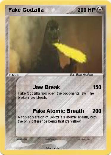 Pokemon Fake Godzilla