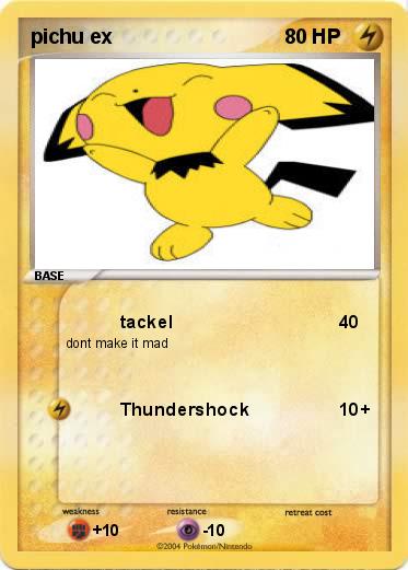 Pokemon pichu ex