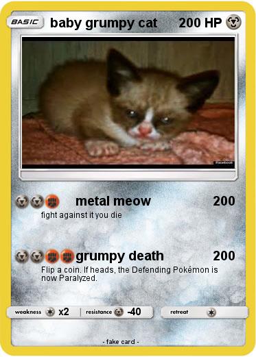 Pokemon baby grumpy cat