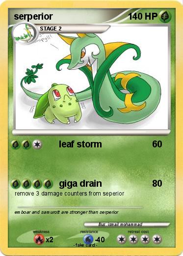 Pokemon serperior