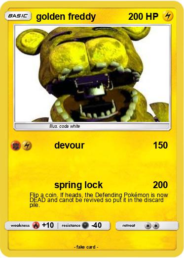 Pokemon golden freddy
