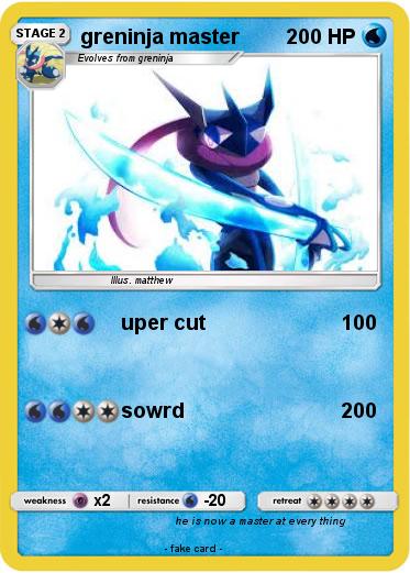 Pokemon greninja master