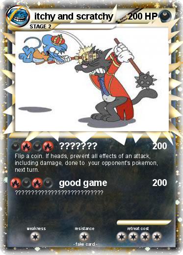 Pokemon itchy and scratchy