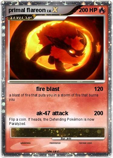 Pokemon primal flareon