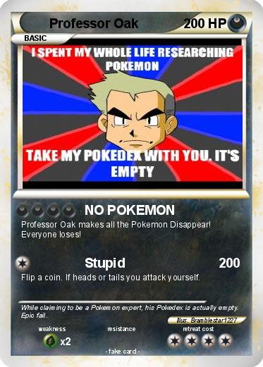 Pokemon Professor Oak