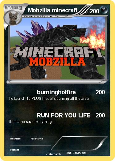 Pokemon Mobzilla minecraft
