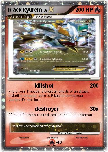 Pokemon black kyurem