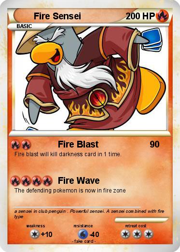 Pokemon Fire Sensei