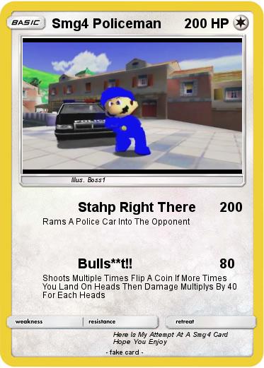 Pokemon Smg4 Policeman