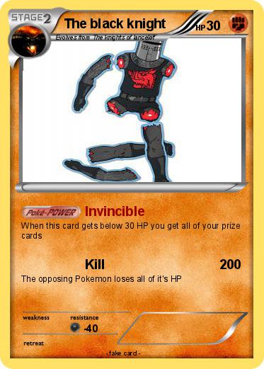 Pokemon The black knight
