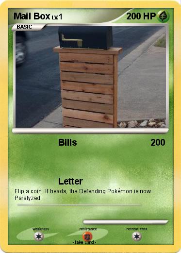 Pokemon Mail Box