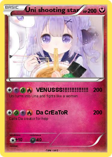 Pokemon Uni shooting star